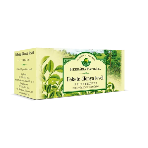 Herbária Fekete áfonya levél filteres - Natur Reform