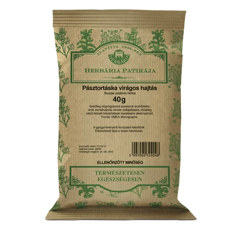 Herbária Pásztortáska virágos hajtás (Bursae pastoris herba) 40 g