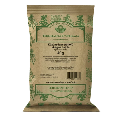 Herbária Közönséges párlófű virágos hajtás (Agrimoniae herba) 40 g