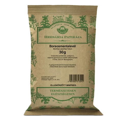 Herbária Borsosmentalevél (Menthae piperitae folium) 30 g - Natur Reform