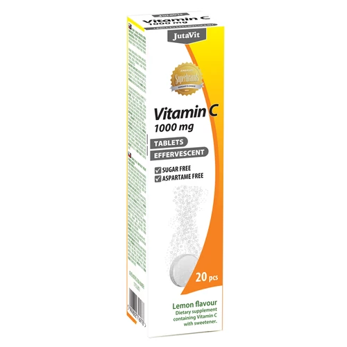 JutaVit C-vitamin 1000mg pezsgőtabletta - 20 db - Natur Reform