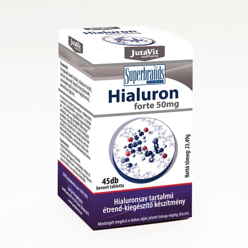 JutaVit Hialuron forte 50mg - 45 db – Natur Reform