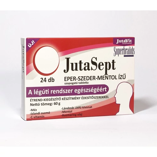 JutaVit JutaSept szopogató tabletta EPER-SZEDER-MENTOL - 24 db