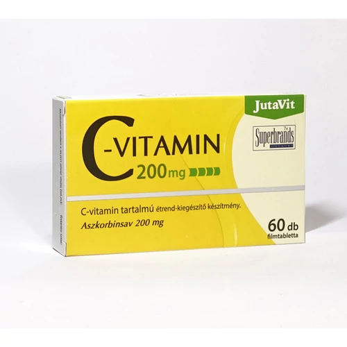 JutaVit C-vitamin 200mg tabletta - 60 db – bliszteres - Natur Reform