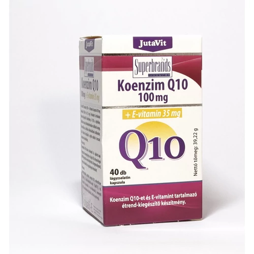 JutaVit Koenzim Q10 100mg + E-vitamin 35mg - 40 db – Natur Reform 