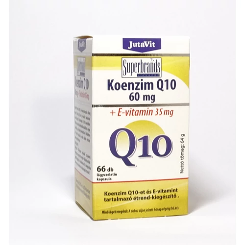 JutaVit Koenzim Q10 60mg + E-vitamin 35mg - 66 db – Natur Reform 