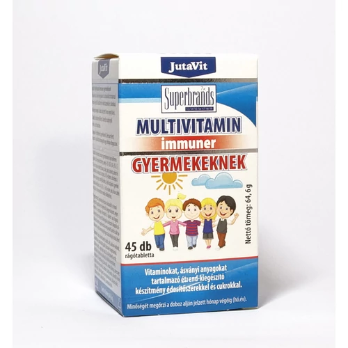 JutaVit Multivitamin Immuner gyermekeknek - 45 db - Natur Reform