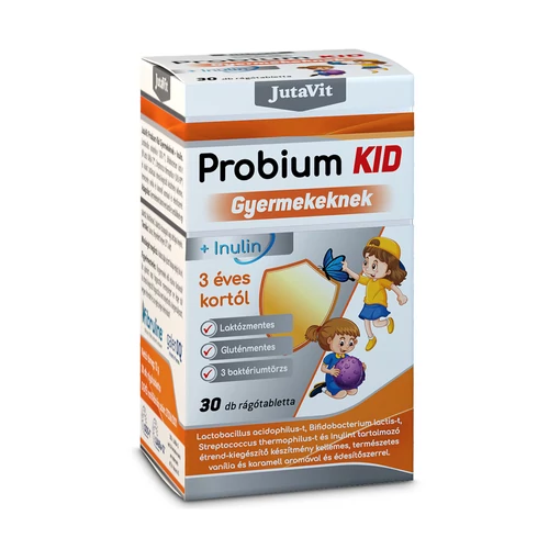 JutaVit Probium Kid Gyermekeknek + Inulin - 30 db – Natur Reform