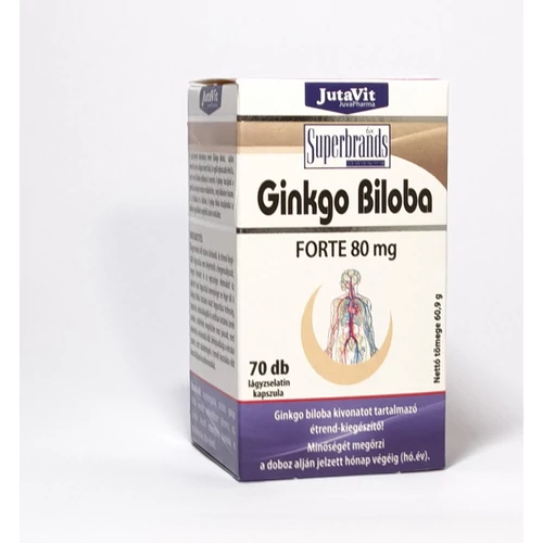 JutaVit Ginkgo Biloba forte 80mg - 70 db - Natur Reform