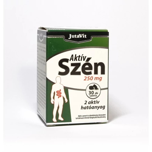 JutaVit Aktív Szén 250mg - 30 db – Natur Reform