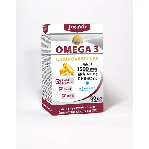 JutaVit Omega-3 Cardiovascular 1500mg - 60 db É-K.  - Natur Reform