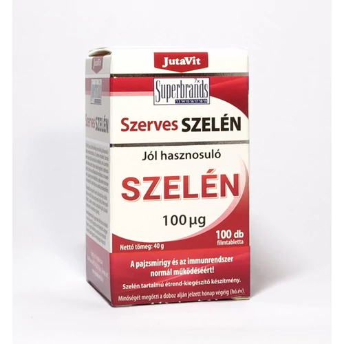 JutaVit Szerves Szelén 100µg - 100 db – Natur Reform