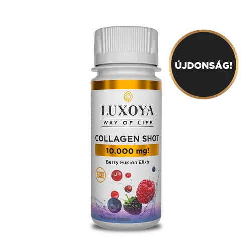LUXOYA COLLAGEN SHOT 10.000 mg FOLYÉKONY KOLLAGÉN 60 ml, Erdei gyümölcs ízű
