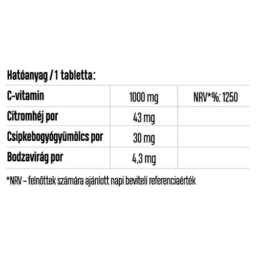 LUXOYA C-1000 Vitamin - 90 db tabletta