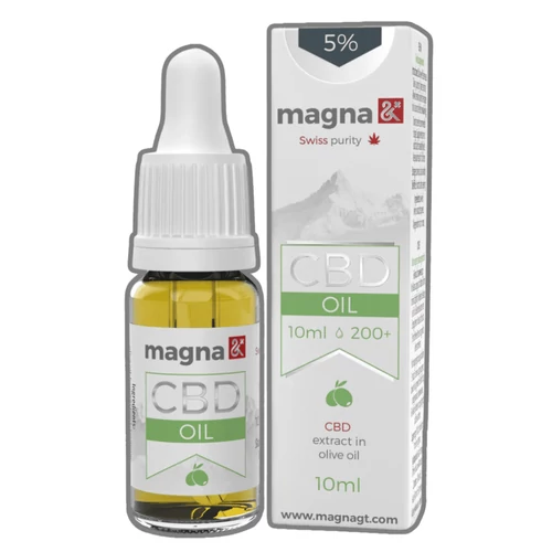 Magna G&amp;T 5% CBD Olaj 500mg - 10ml Oliva olajban