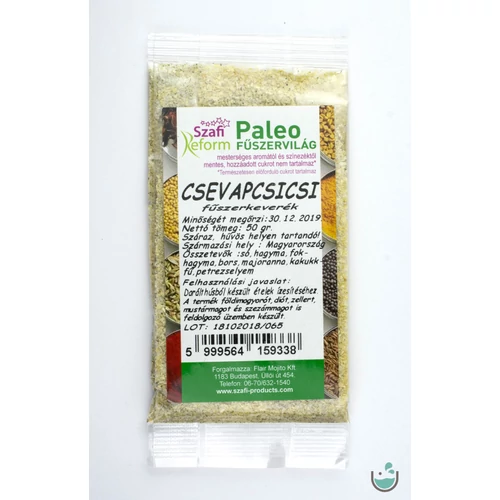 Szafi Reform paleo csevapcsicsi fűszerkeverék 50 g