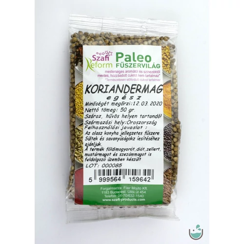 Szafi Reform paleo egész koriandermag 50 g