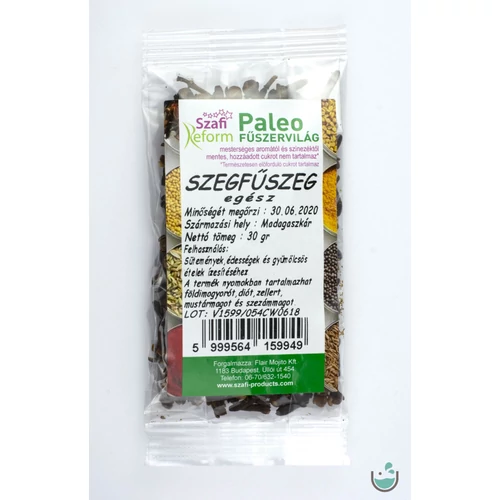 Szafi Reform paleo egész szegfűszeg 30 g