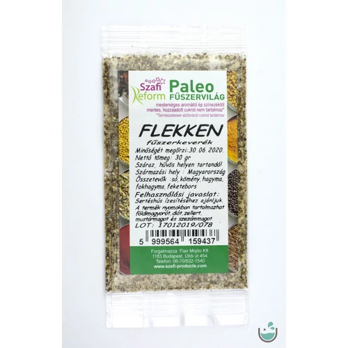Szafi Reform paleo flekken fűszerkeverék 30 g