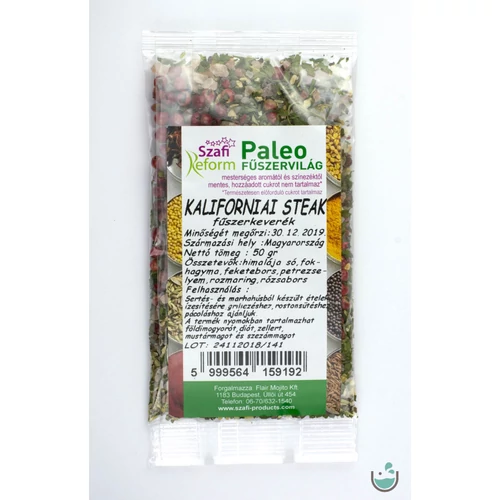 Szafi Reform paleo kaliforniai steak fűszerkeverék 50 g