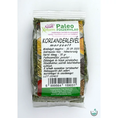 Szafi Reform paleo morzsolt korianderlevél 30 g