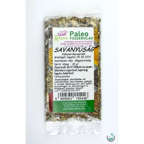 Szafi Reform paleo savanyúság fűszerkeverék 30 g