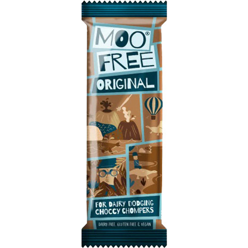 Moo Free Mini moo tejmentes csokoládé szelet 20 g - Natur Reform