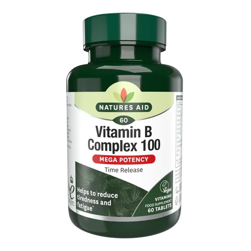 Natures Aid Mega B Complex 100 mg tabletta 60 db - Natur Reform