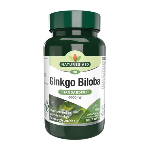 Natures Aid Ginkgo Biloba 120mg kivonat tabl. 90 db  - Natur Reform