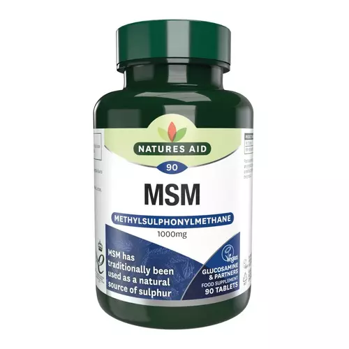 Natures Aid MSM 1000 mg tabletta 90 db - Natur Reform