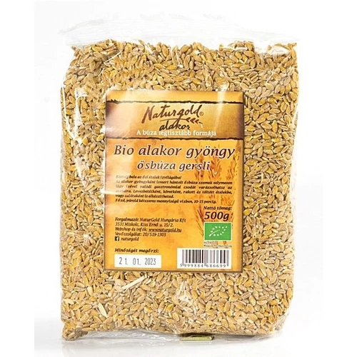NaturGold Bio alakor ősbúza gersli (gyöngy) 500 g - Natur Reform