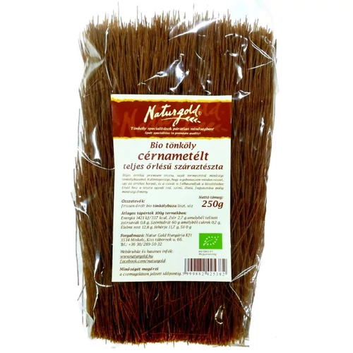 NaturGold Bio tönköly tészta cérnametélt teljes őrlésű 250 g - Natur Reform