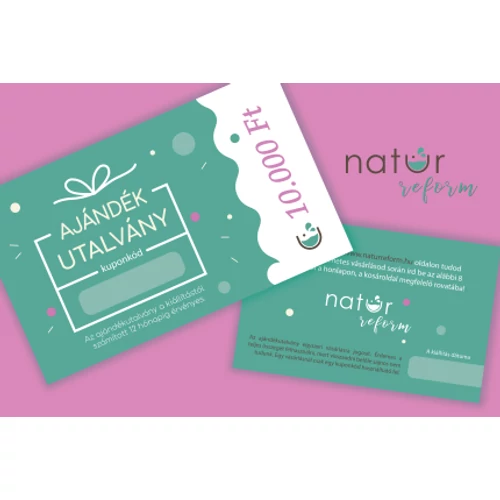 Natur Reform ajándékutalvány 10.000 Ft értékben