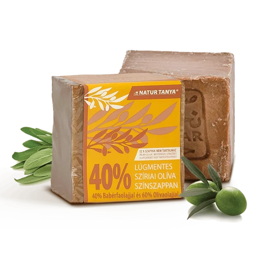 Natur Tanya® Lúgmentes Színszappan - 40%-os bio babérfaolaj tartalom 185  g - Natur Reform