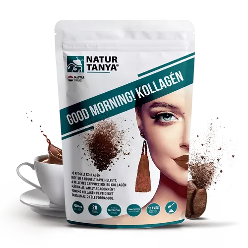 Natur Tanya® Good morning! Kollagén cappuccino 320 g – Natur Reform