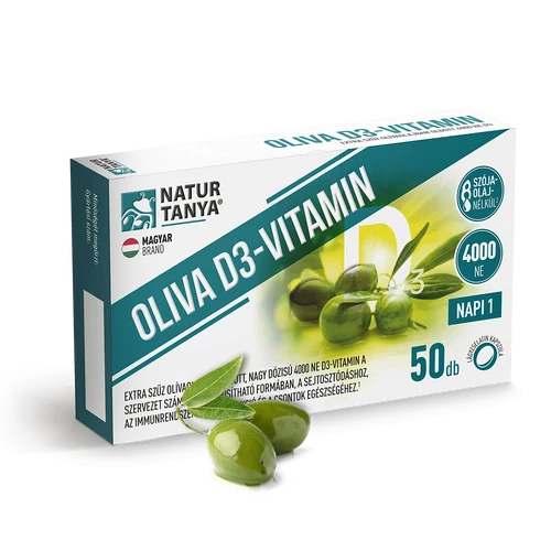 Natur Tanya® OLIVA D3-vitamin 50 db – Natur Reform