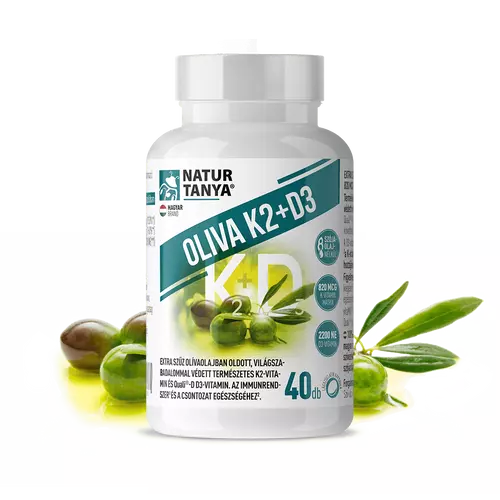 Natur Tanya® OLIVA K2+D3 40 db - Natur Reform