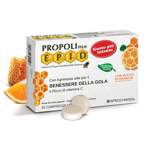 Natur Tanya® S. EPID® propoliszos szopogatós tabletta C-vitaminnal narancsos 20 db – Natur Reform