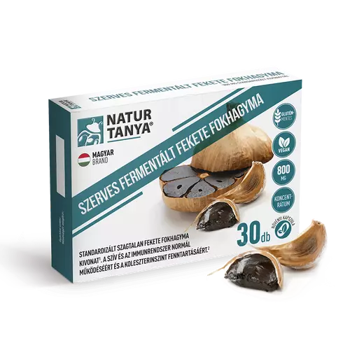 Natur Tanya® Fermentált Fekete Fokhagyma 800 mg  – Natur Reform
