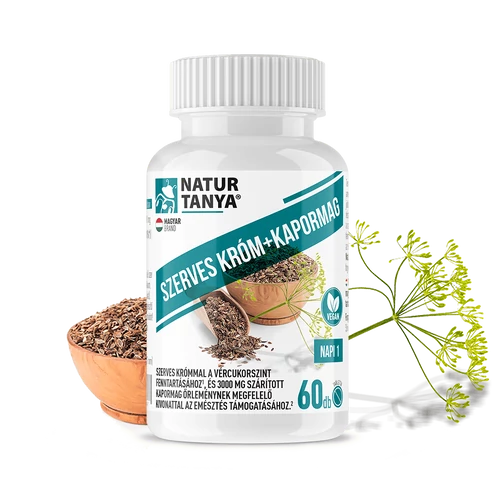 Natur Tanya® Szerves KRÓM+KAPORMAG koncentrátum 60 db – Natur Reform