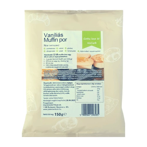 NoCarb Gotta love it! Vaníliás muffin por 150 g