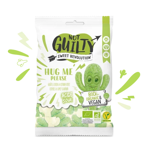Not Guilty Organikus és vegán savanyú gumicukor 100 g