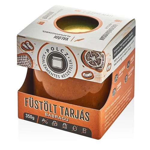 Polcz Füstölt tarjás babragu 350 g – Natur Reform