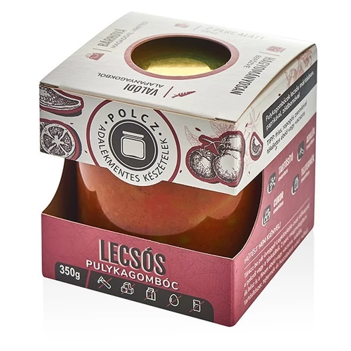 Polcz Lecsós pulykagombóc 350 g – Natur Reform
