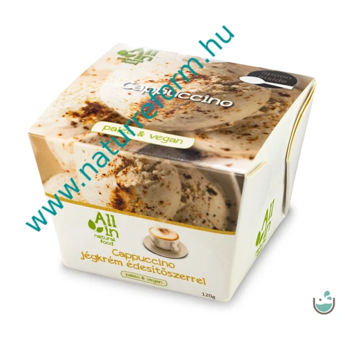 ALL IN natural food Cappuccino jégkrém 120 g – Natur Reform