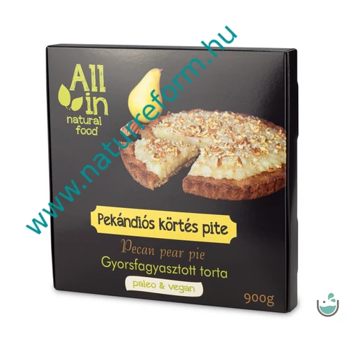 ALL IN natural food Pekándiós körtés pite 900 g – Natur Reform