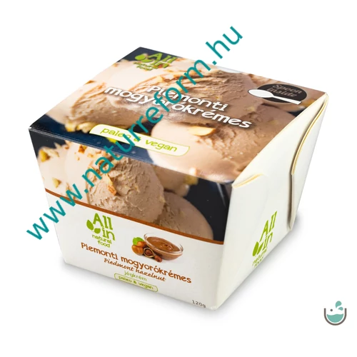 ALL IN natural food Piemonti mogyorókrémes jégkrém 120 g – Natur Reform