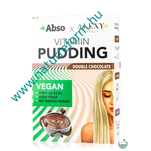 Abso x Alexy Vivien REGGELI Vitamin Pudding 450 g - Dupla csokoládé – Natur Reform