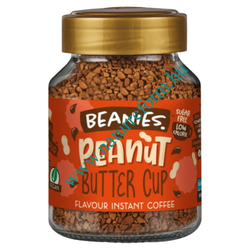 Beanies Mogyoróvaj ízű instant kávé 50 g - Natur Reform