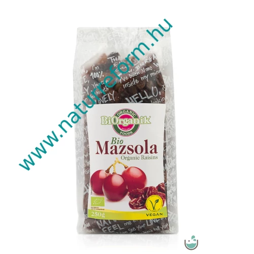 BiOrganik Bio Aszalt Mazsola 250 g – Natur Reform